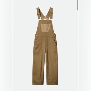 Brixton CHRISTINA CROP OVERALL green Tan Overalls Relaxed Fit